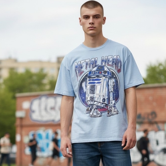 Star Wars Other - Star Wars Light Blue R2-D2 Graphic Tee